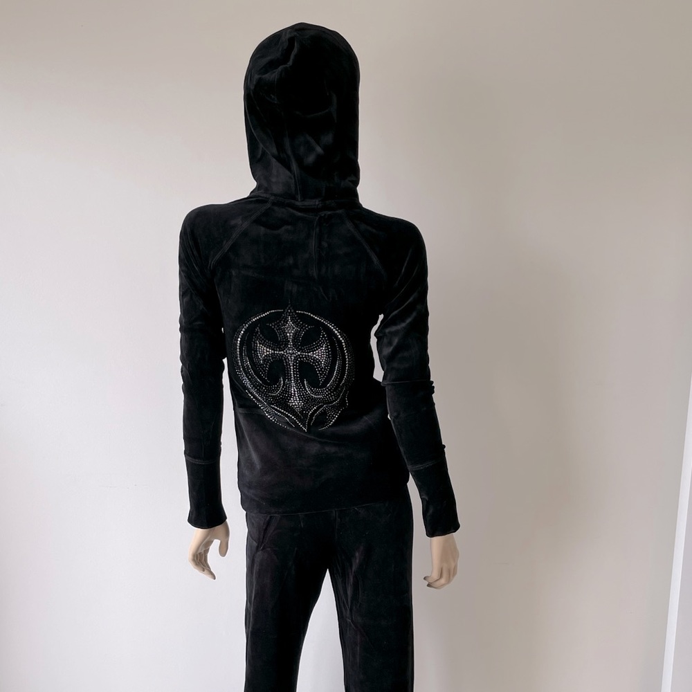 Bejeweled by Susan Fixel Swarovski Tracksuit Set Y2K Glam NWT Rare 2000s Vintage